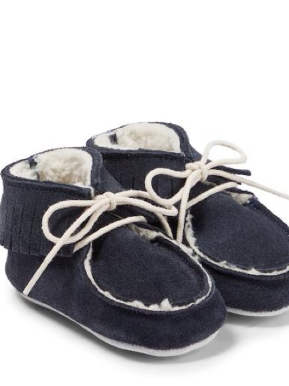 Tartine Baby fringed suede boots